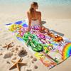 1pc Pretty Cure1 Beach Towel, Comfortable and Thick, and Swimming/Bath/Picnic/Camping Towel, Suitable for Seaside Beaches