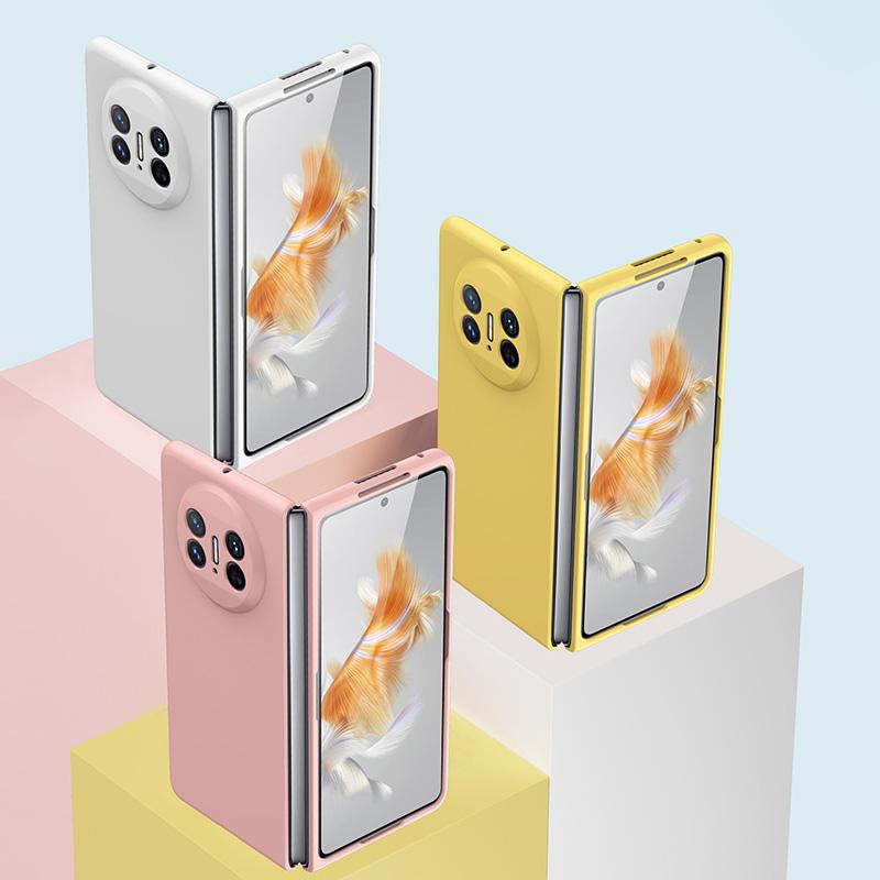 For Huawei Mate X3 5G Hard PC Skin-touch Phone Case Anti-drop Folding Phone Cover