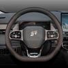 Für Jetour Shanhai L9 Auto Lenkradabdeckung Napa-Leder Ultradünn Anti-Rutsch Auto Griffabdeckungen Innenraum Dekor Zubehör