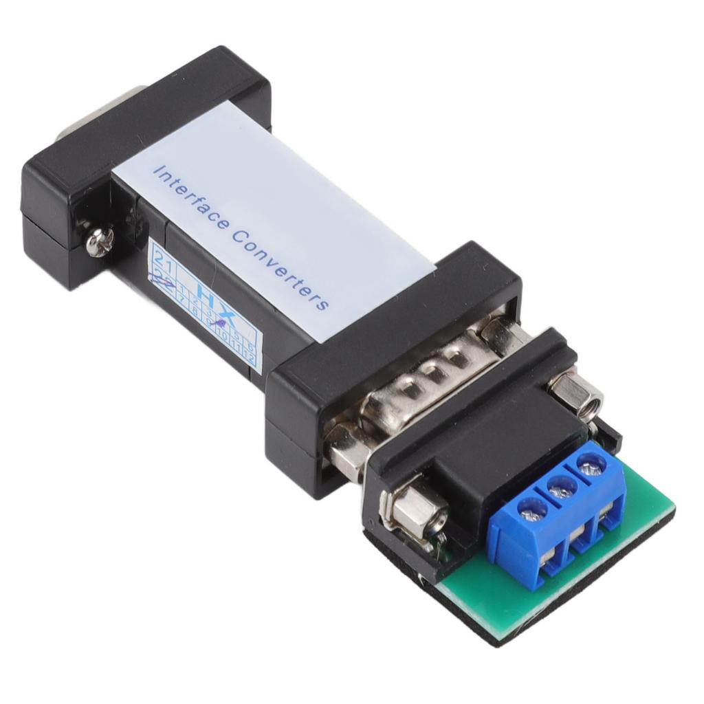 RS232 to RS485 Converter Bidirectional Interface ABS RS232 to RS485 Converter Adapter for Data Transmission