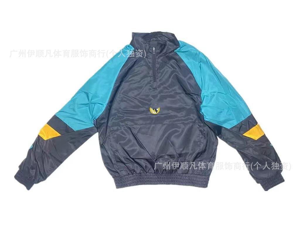 Popular Semi-pull Single-sided Trench Coat Brazilian League Argentina, Juventus Embroidered Jacket Appearance Uniform