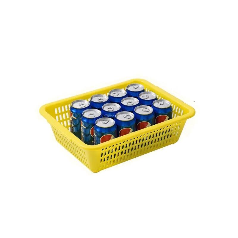 Rectangular Plastic Kitchen Drain Storage Baskets (2-Pack)