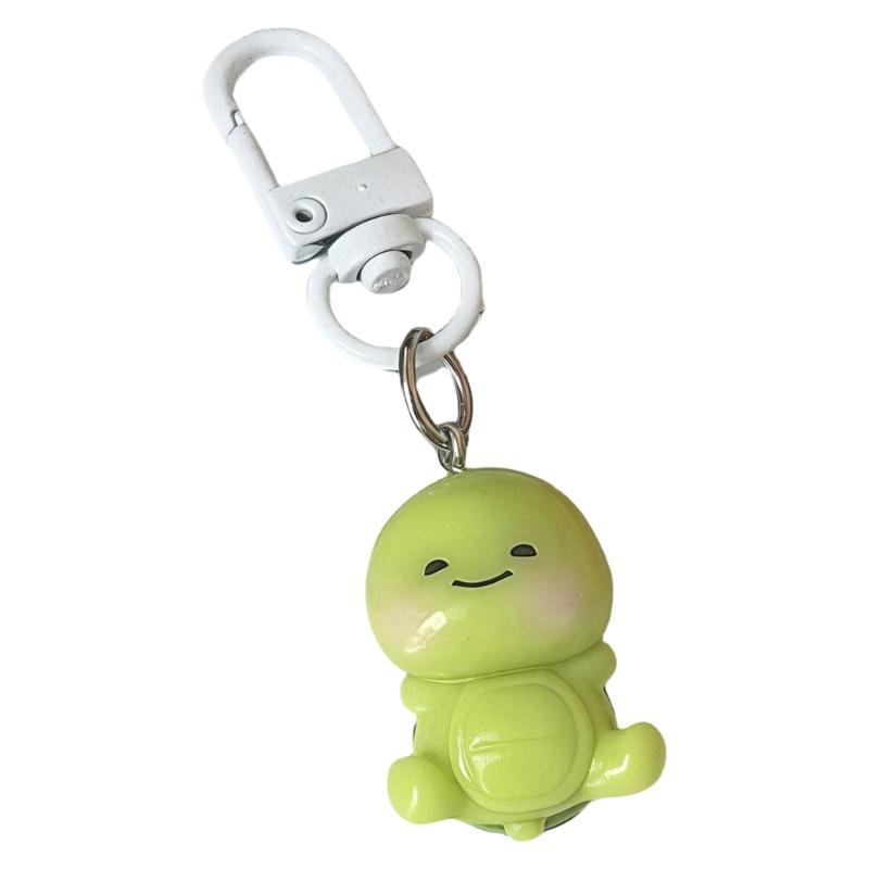 Small Turtles Keychain Resin Lovely Animal Charm for Women Girls Gift Collection Accessory