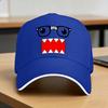 Domo Nerd With Glasses Baseball Cap  Casual Men Women Trucker Hat Sun-Proof Custom Logo Kpop Rock Snapback Cap Gift Idea