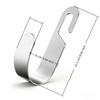 201 Stainless Steel Garden Hose Holder Multi Purpose Household Car Wash Water Hose Faucet Hose Hook Balcony Wall Mount Storage