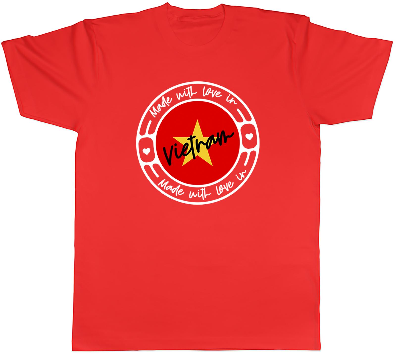 Made With Love In Vietnam Country Unisexs Unisex TShirt Tee Gift S