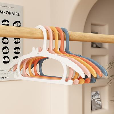 Children's Clothes Hanger Anti Slip Penguin Style Children's Clothes Hanger, Small Baby's Home Seamless Clothes Hanger 10pcs