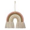 62KD Rainbow Wall Hanging Decor Decorative Boho Wall Ornament for Birhday Party Baby Room Nursery Classroom Wide Applications