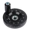 1pcs 63mm Solid Bakelite Hand Wheel Scale Handwheel Machinery Accessaries
