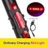 Bike Light Portable USB Rechargeable Tail Rear Safety Warning Light Taillight