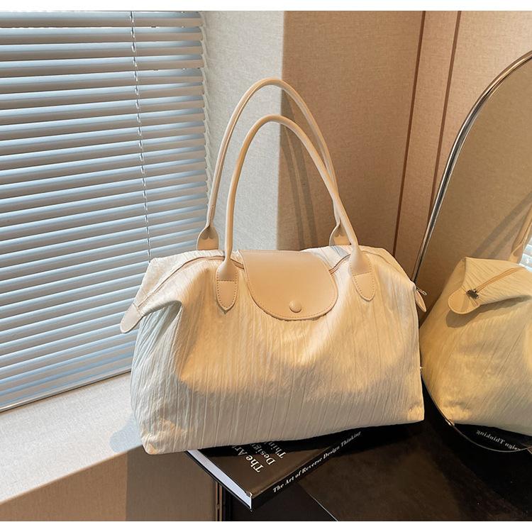 Spring new casual texture large-capacity bag fashion trend women's shoulder tote bag