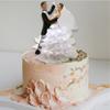 Anniversary Party Resin Wedding Cake Toppers Dancing Figurines Couple Figurines Women