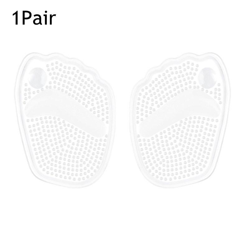 Silicone Forefoot Pads for Women High Heels Half Insoles Anti-slip GEL Self-adhesive Shoe Pad Foot Pain Care Inserts Cushion