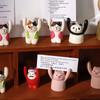 Messege Hand Raising Card Clip Picture Photo Stander Clip Lovely Desktop Memo Clip Holder Rome