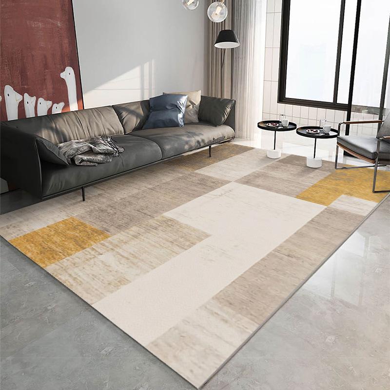 Stain-Resistant, Easy-Care Wabi-Sabi Crystal Velvet Living Room Carpet