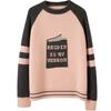 Autumn Winter Women Vintage Contrast Color Patchwork Thick Knitted Sweater Casual O Neck Long Sleeve Loose Pullover Tops Jumper