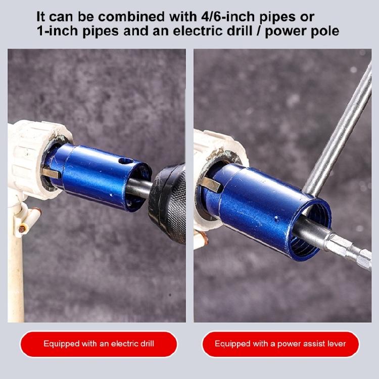 Profession Rusted Bolt Extractor Kit 95mm Portable Size Standard Hexagonal Handle For 1/2" 3/4" 1" Threads Power Drills