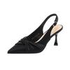 High heel front bag back sandals women's versatile dinner party style skirt women's high heels sandals 2025 summer women's fashion shoes