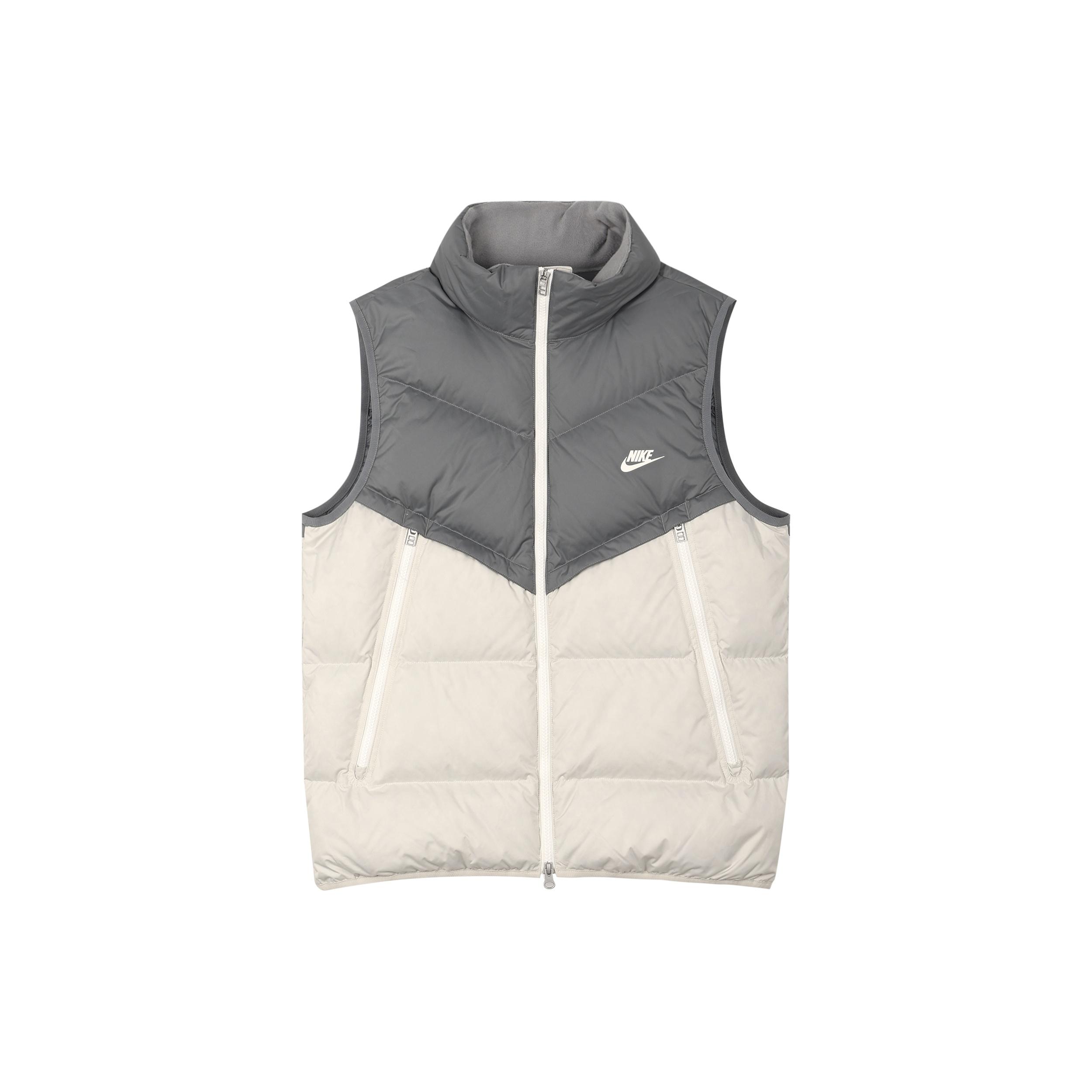 Nike Windproof Warm Stand Collar Down Vest Grey White Men s DV1136-084 S