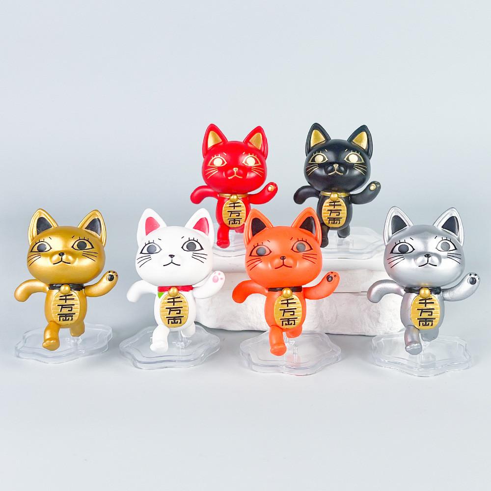 Dandadan Pvc Cat Action Figures Model Toy Desktop Decoration Cute Gift Kids