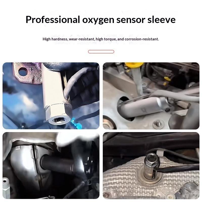 Oxygen Sensor Removal Socket Wrench 1/2 Inch Square Drive Universal Wear Resistant Fit for Most Car Model Maintenance