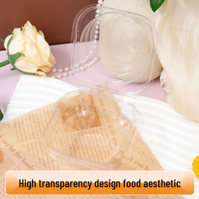 Transparent Cupcake Blister Packaging Boxes