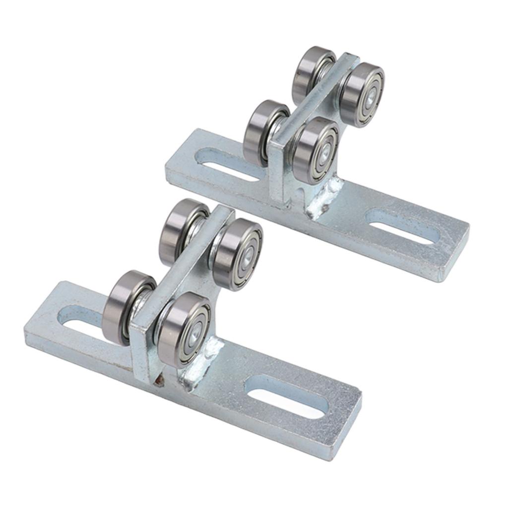 2 SZTUKI Wózek 4-kołowy Zespół Typ T Stal stopowa Łożysko Zespół Wózka do 1?5/8 cala Wyższy Amortyzator