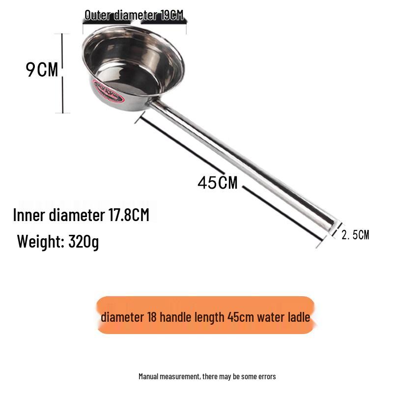 Stainless Steel Long Handle Water Scoop