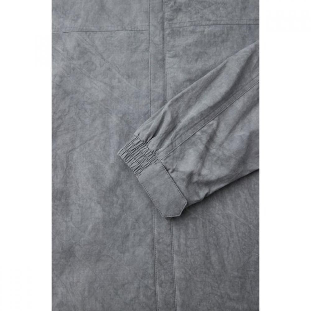 Customellow Hooded Jacket Dark Grey Fabric C9uam26112gyd