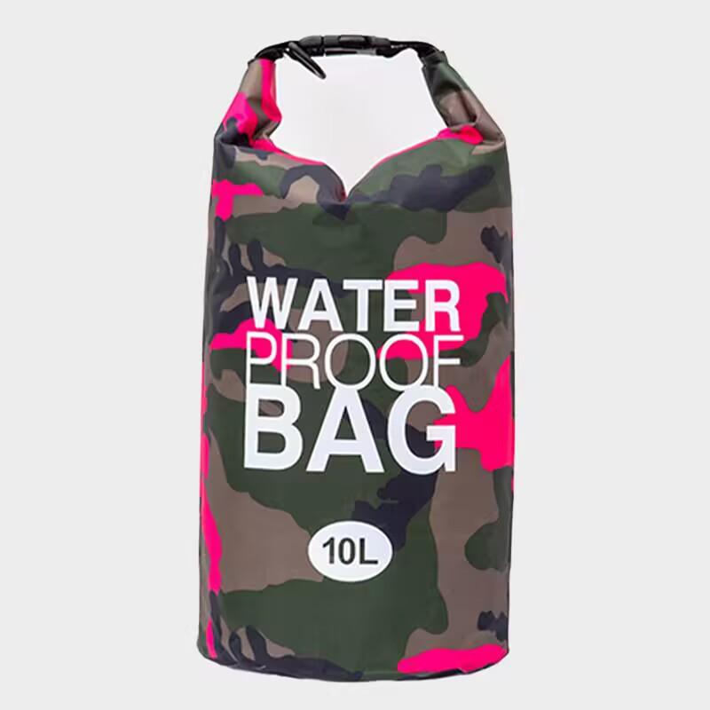 Outdoor Camouflage Waterproof Cycling Bag - Multifunctional Barrel Design with Single and Double Shoulder Straps
