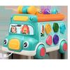 Bilingual Kids' Whack-a-Mole Cartoon Bus Game Toy with Music