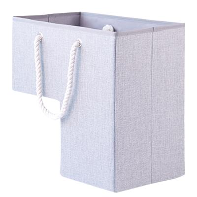 Organizadores de Cesta para Escaleras con Asas para Ropa Sucia y Juguetes, Estuche Plegable en Forma de L para Peldaños de Alfombra y Madera