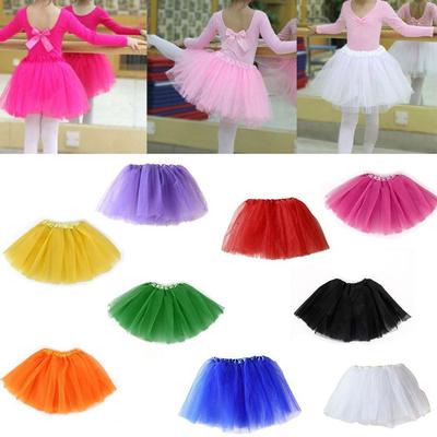 Cute Ballet Tutu Princess Dress Up Dance Wear Costume Girls Toddler Kids Skirt