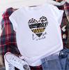 Womens Leopard Print Heart Letter Printed Short Sleeved Round Neck Tshirt Women Casual Comfortable Fashion T Shirts Clothing