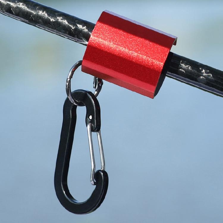 Fishing Versatile Fishing Rod Clips and Holder with Keychain for Throwing Rods