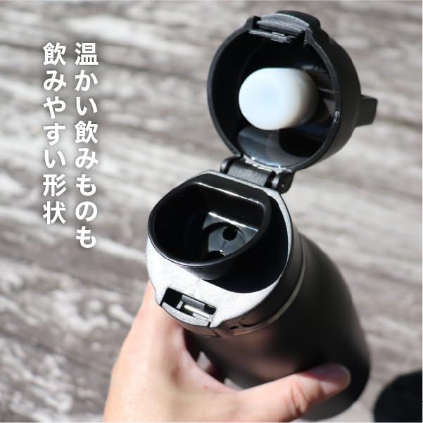 Official Takeya THERMO FLASK 500ml Stainless Steel Water Vacuum Insulates Hot or Cold Carry Powder Ice Gray Bottle, Insulated, Drinks,