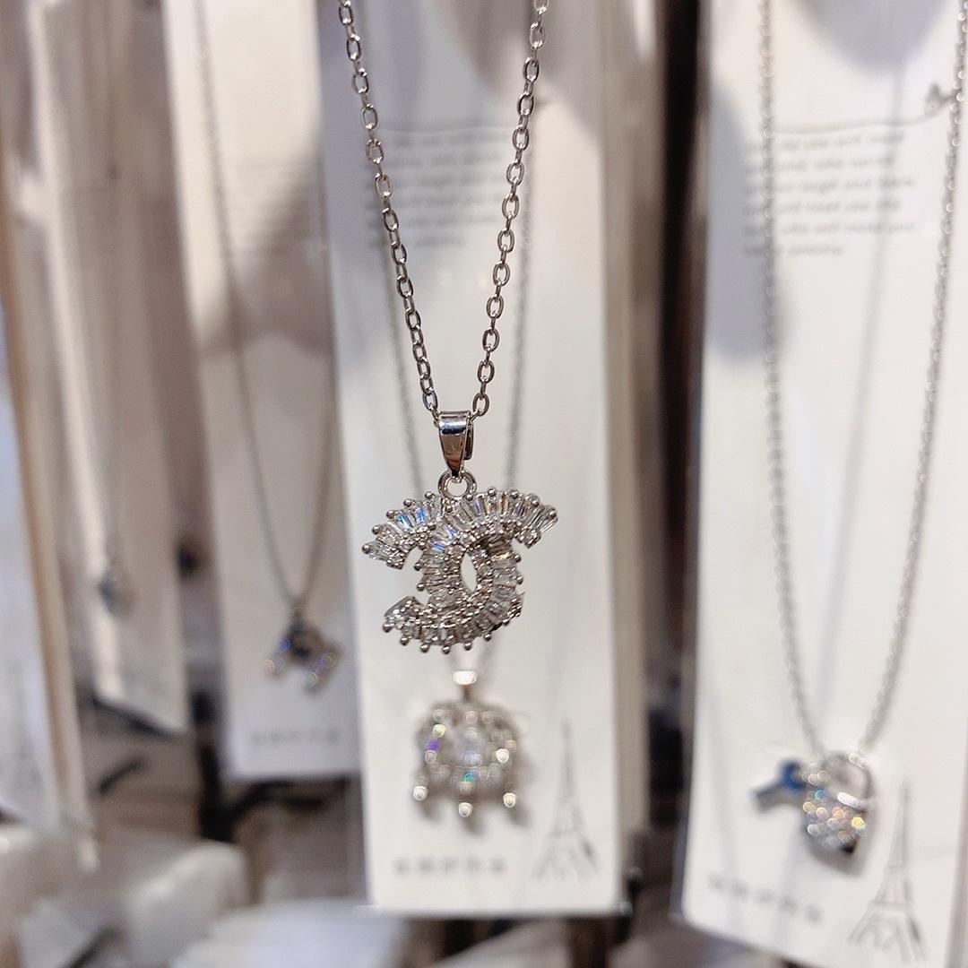 Ожерелье из титановой стали, ожерелье, ожерелье в стиле Сяосянфэн, ювелирное ожерелье.