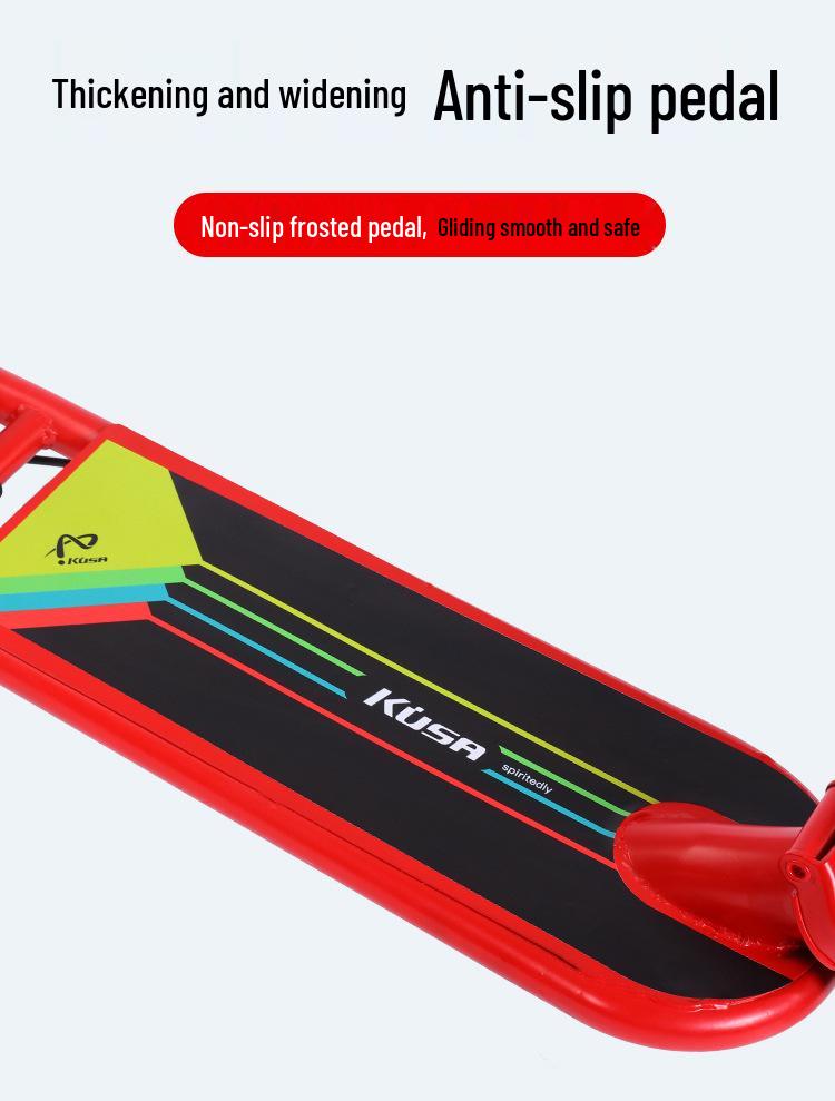 Folding Two-Wheel Scooter for Teens & Adults with Handbrake