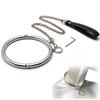 New Metal Male Female Lockable Neck Collar Hex Wrench Restraint Bondage Locking Choker O-Rings Chain SM Couple Game Adult Toys18