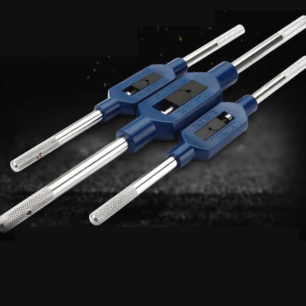 1 Bucată Portsculă Reglabilă pentru Tarod Manual pentru Set de Taraude și Filiere M1-M8 M1-M10 M1-M12 M4-M12 M5-M20 M9-M27