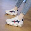 Spring trend thick soled women's shoes 2025 new board shoes matching color increase sports shoes fashion casual shoes