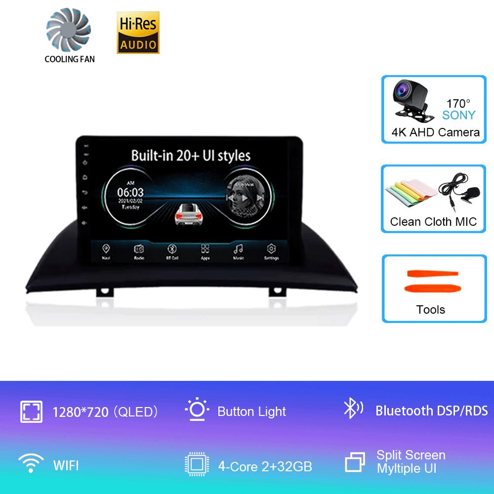 

Для BMW X3 E83 2004 2005 2007-2012 9 дюймов Android 14 2din Радио DVD Автомобильный мультимедийный видеоплеер Навигация GPS 2 din dvd CHINA