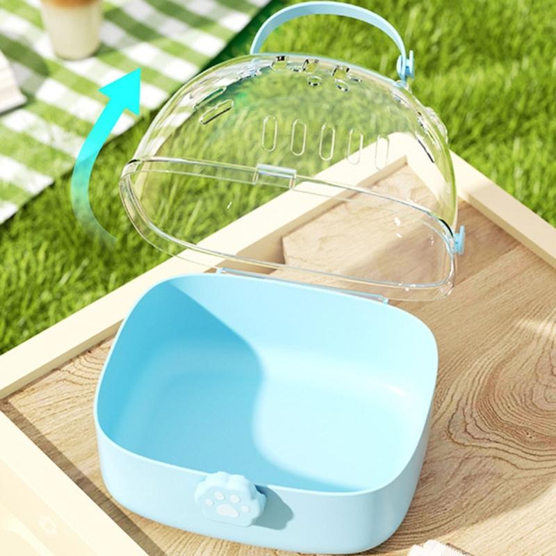 Pet Carriers Cage Portable Cage Hamster Bird Carrier Cage Outgoing Outdoor Travel Pet Hamster Cage with Water Bottle