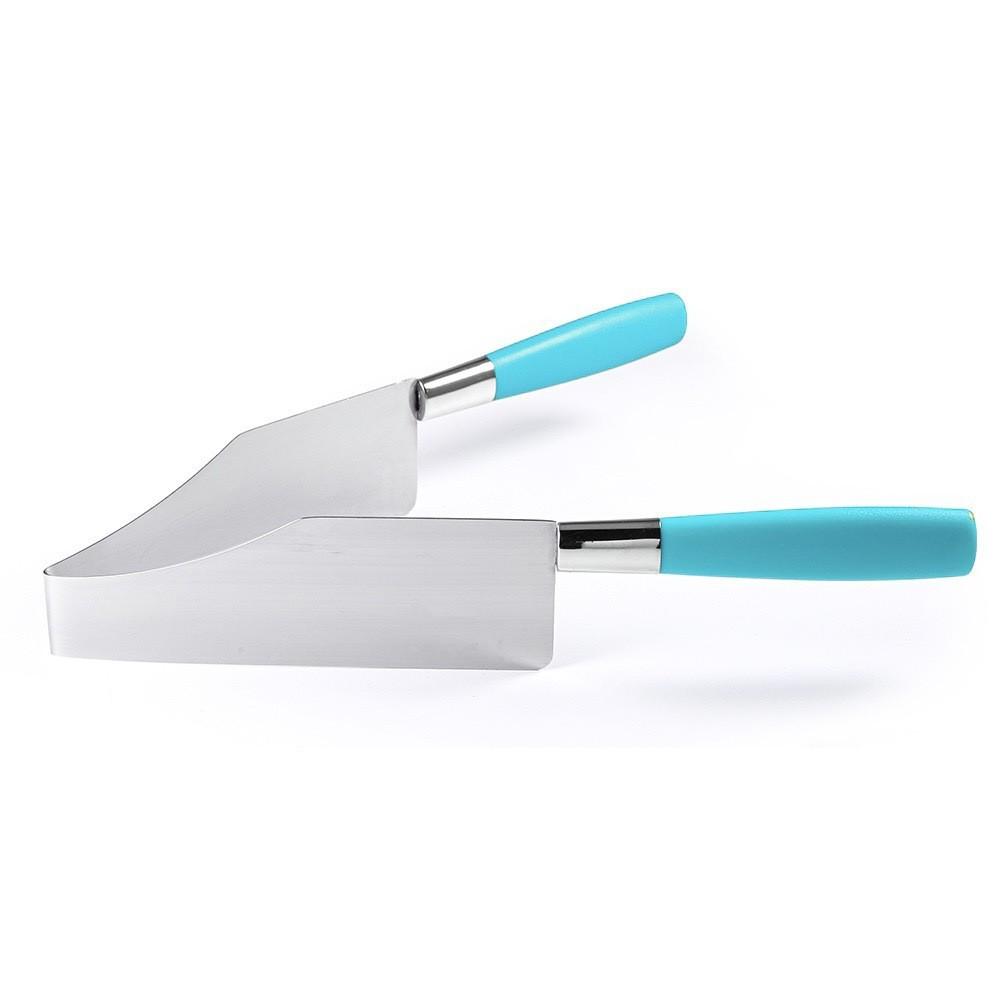 Modern Stainless Steel Triangle Cake Transfer Tool For Bakery And Home Use