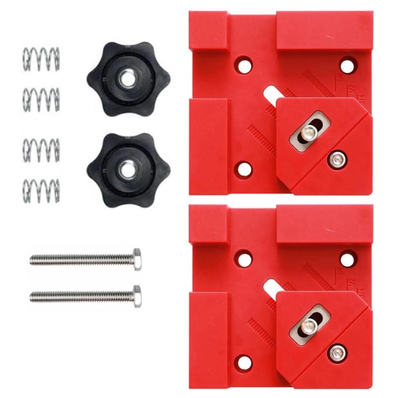 90 Degree Clamps For Woodworking Projects Precise Joinery & Cabinetry 2pcs