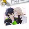 Anime Seraph Of The End Mousepad Small LockEdge Mouse Pad For Gamers Computer Desk Pad Rectangular Anti-slip Rubber