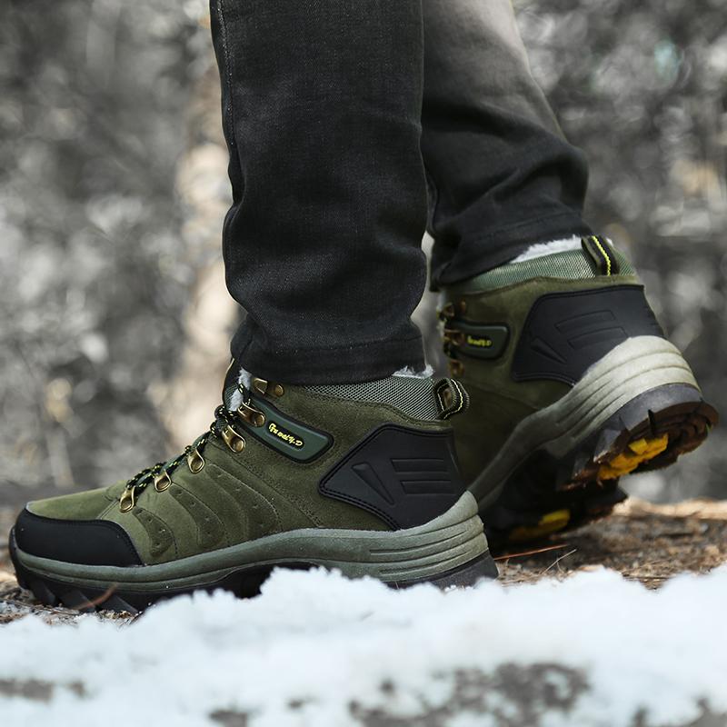Мужские брендовые зимние ботинки для снега — фото 7