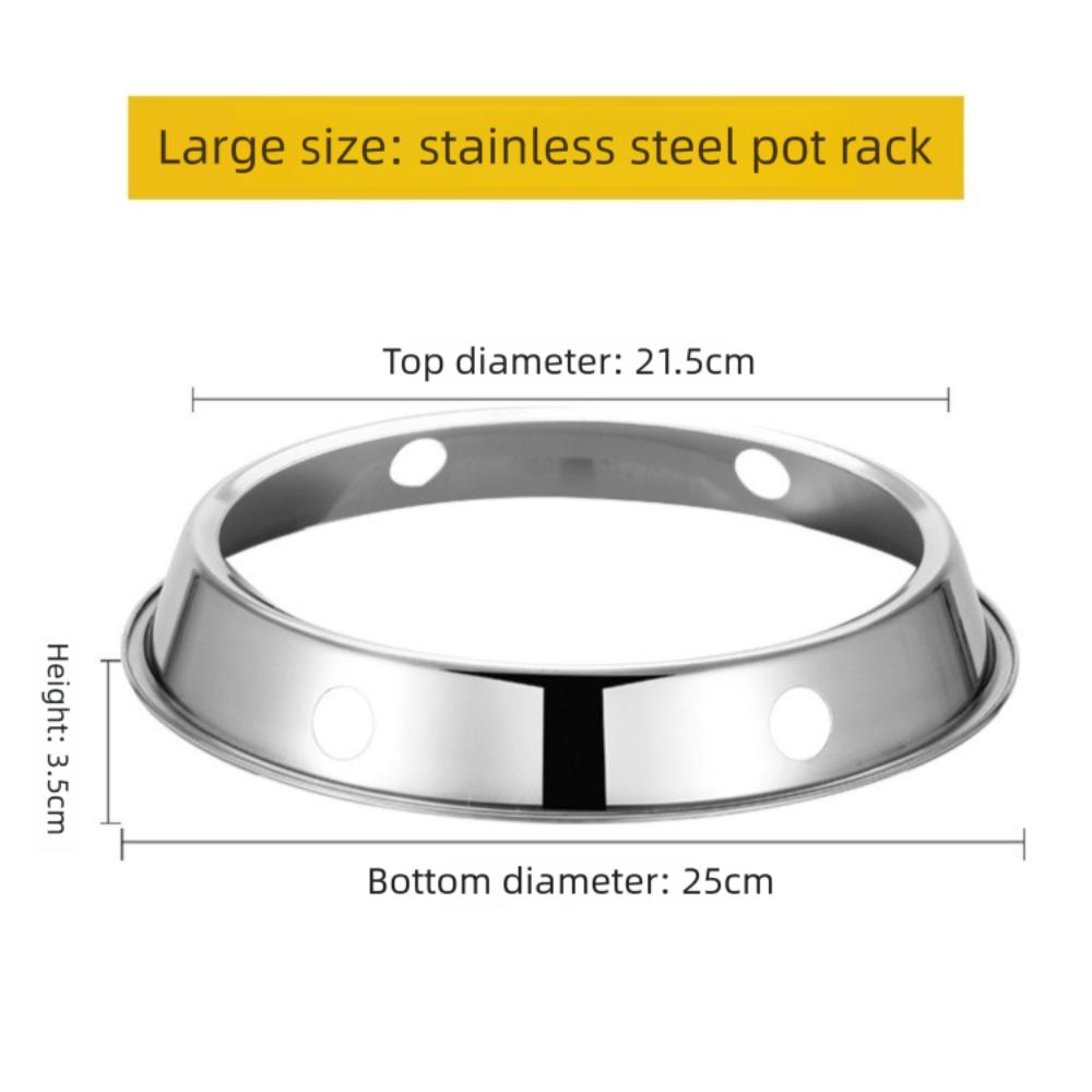 

Противоскользящее кольцо-подставка для вока из нержавеющей стали, настольная подставка для защиты от ожогов, детали для варочной панели L