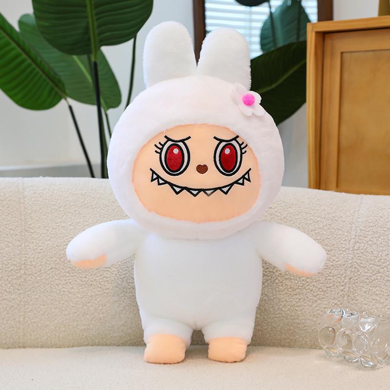 Adorable Labubu Plush Toy Cute Cartoon Animal Pillow Soft Stuffed Doll Gift For Kids