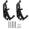 1Pair Roof Rack Shovel Mount Set Metal Rubber Clamps Quick Release Bracket Car Accessories